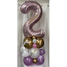 Personalised Single Number Balloon Marquee
